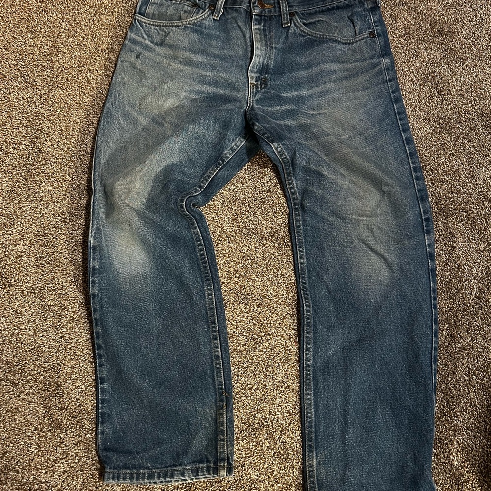 Lee Blue Relaxed Jeans with Vintage Appeal